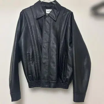 monkey time FAUX LTHR BOMBER 봄버 자켓