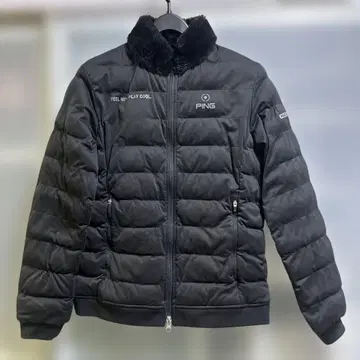 PING 패딩 자켓 블랙