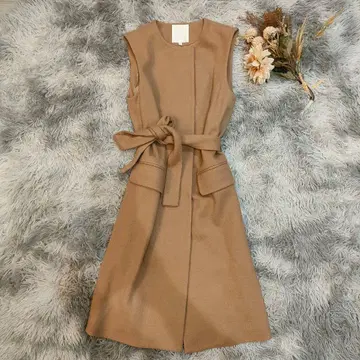 Drawing Numbers 지레 베스트 롱 38 사이즈 울