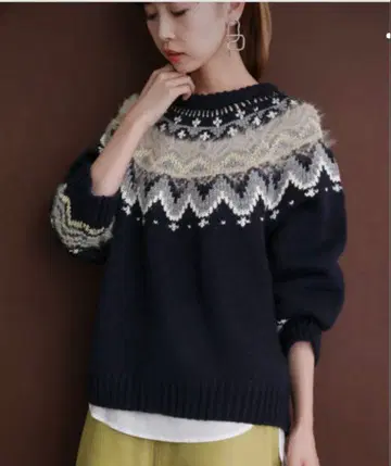 KBF 페어아일 니트