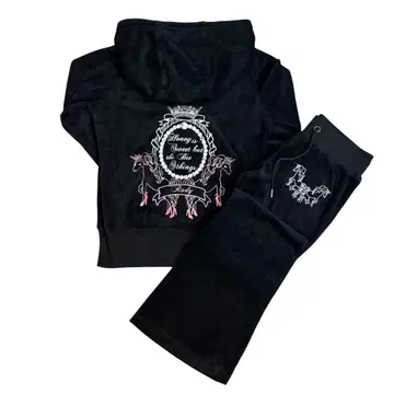 새상품급 Rady 벨로아 셋업 블랙