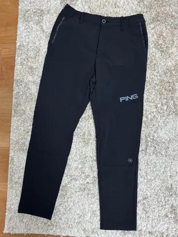 PING 스트레치 나일론 테이퍼드 팬츠 S BK
