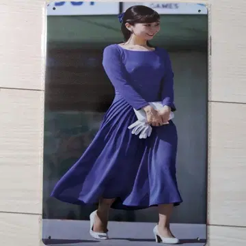 양철 간판 미녀