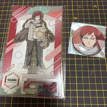 점프 페스타 26 NARUTO 가아라 아크릴 마그넷 캔뱃지 세트