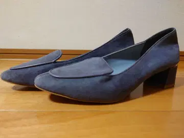 ODETTE E ODELE 탁한 퍼플 스웨이드 로우힐 펌프스