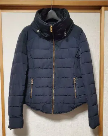 ZARA 숏 기장 다운 자켓 네이비 M 자라