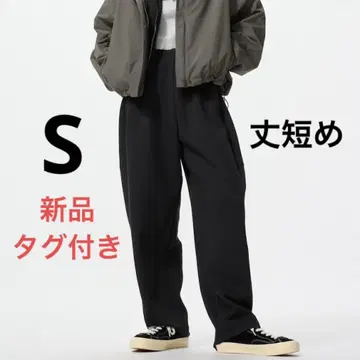 유니클로 드라이 맨투맨 커브 팬츠 숏 기장