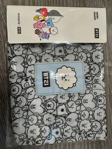 BT21 RJ 메쉬 파우치