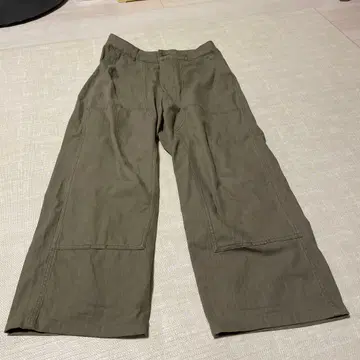 Relume Jeans 더블니 베이커 팬츠 카키