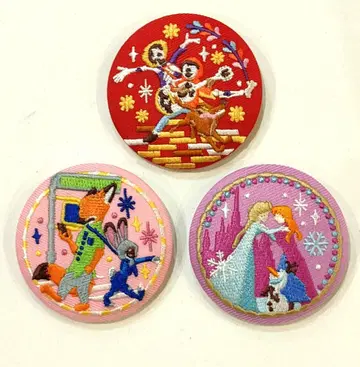 디즈니 자수 캔뱃지 2