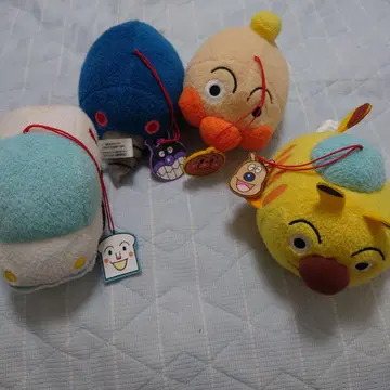 호빵맨 봉제 인형 4체 세트