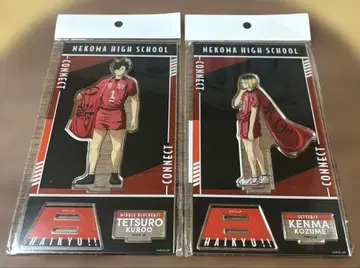 하이큐 아크릴 스탠드 도전하는 자들 코즈메 켄마 쿠로오 테츠로 네코마
