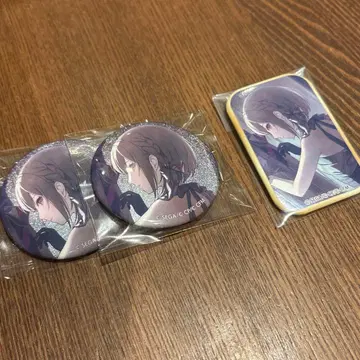 프로세카 시노노메 에나 글리터 캔뱃지 스퀘어 캔뱃지 세트