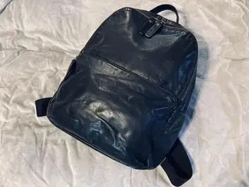 바나나브릭 블랙 가죽 백팩 데이팩