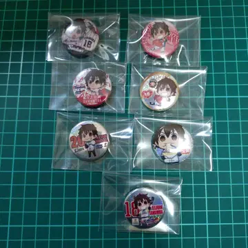 다이아몬드 A 구단 콜라보 미니 캔뱃지 사와무라 7종 세트