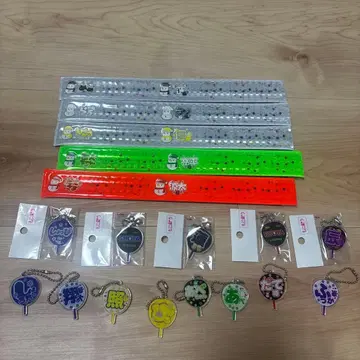 모지파라 Snow Man, 부채형 아크릴 키링, 반사 밴드