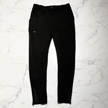 새상품급 REZES 벨트 루프 부착 스트레치 분또 슬림 사이드 지퍼 팬츠