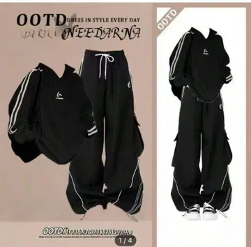 SHEIN 셋업 저리 블랙 상하의