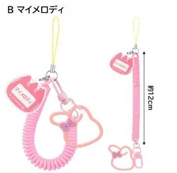 새상품급 산리오 캐릭터즈 멀티 코일 스트랩 마이멜로디