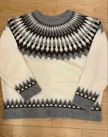 CPCM 노르딕 무늬 스웨터 M