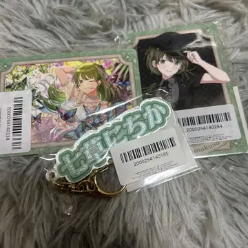 FAM 복권 샤니마스 나나쿠사 니치카 트레이딩 카드 세트 캔뱃지