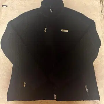 BRIEFING 블랙 플리스 자켓