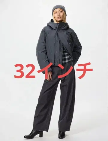[시착만 한 상품] UNIQLO 유니클로 배기 커브진 32 택 없음