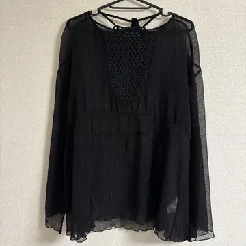 Eaphi macrame combination blouse