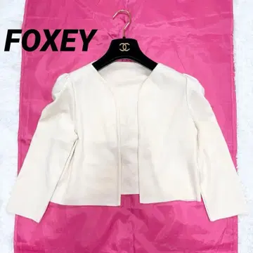 [새상품급] 폭시 가디건 볼레로 캐시미어 실크 38