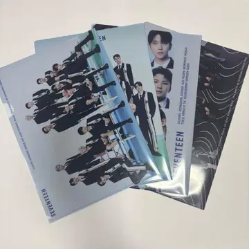 SEVENTEEN 클리어 파일 4장 세트