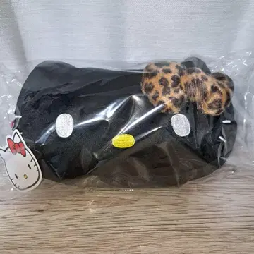 초레어 새상품 헬로키티 페이스 파우치 레오파드 무늬 2013