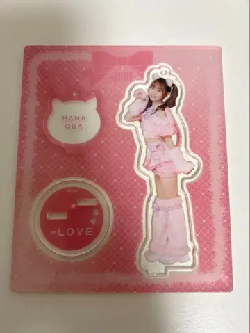 오바 하나 아크릴 스탠드 고양이