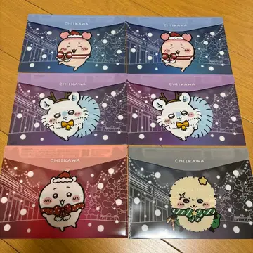 치이카와 세븐일레븐 플랫 케이스 6종 세트