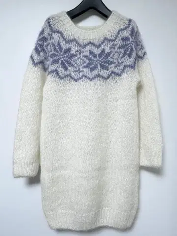 할리 오브 스코틀랜드 론 헤르만 별주 니트 원피스