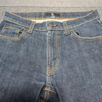 +J 셀비지 슬림핏 스트레이트 청바지 유니클로 UNIQLO 29