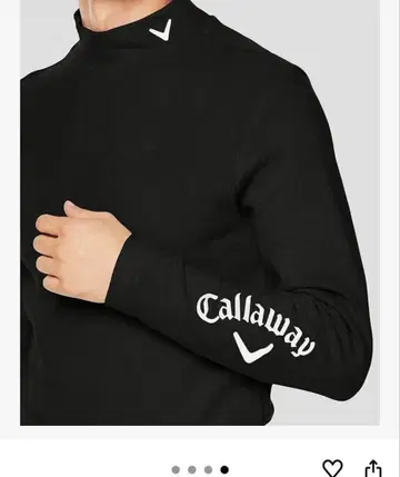 캘러웨이 긴팔 모크넥 셔츠 소프트 서모