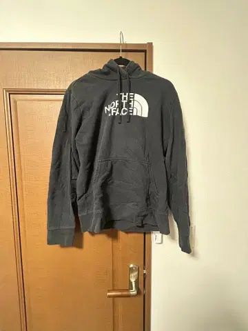 THE NORTH FACE 후드 부착 후드티 다크 그레이