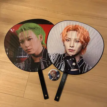 JO1 카와시리 렌 JO1DER SHOW 부채 캔 배지 세트