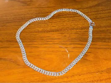 실버 후크식 목걸이 약 56.5cm