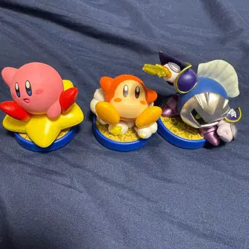 커비 와돌디 메타나이트 피규어 amiibo 3체 세트