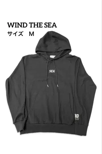 WIND AND SEA 와플 후드티 사이즈 M 블랙