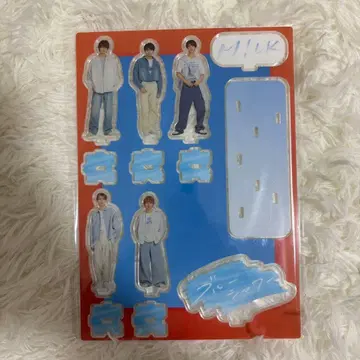 M!LK 블루 샤워 아크릴 스탠드