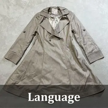 [ Language ] 트렌치코트 사이즈 38