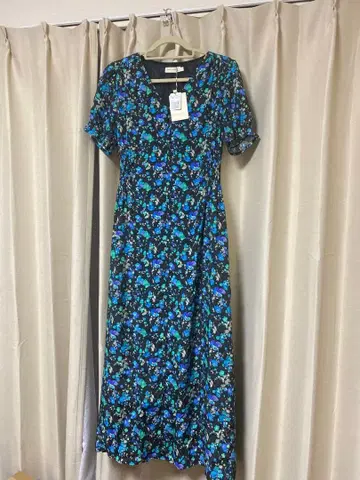 See U Soon 꽃무늬 맥시 드레스 M