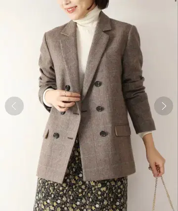 시착만 한 상품 spick&span 울 해링본 자켓 테일러드 자켓