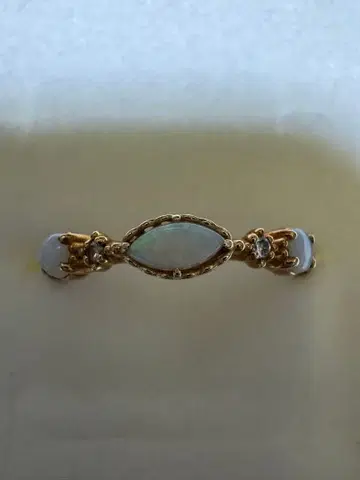 agete 오팔 반지 K14 9호