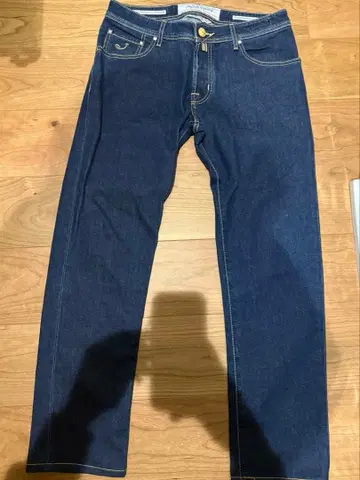 JACOB CHEN 다크 블루 슬림핏 데님