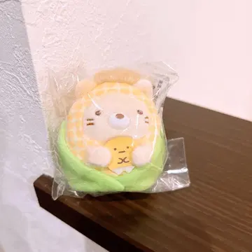 스미코구라시 삿포로 고양이 테노리 봉제 인형 콘 옥수수