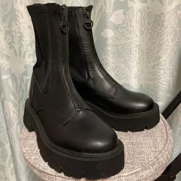 통굽 사이드 고어 부츠