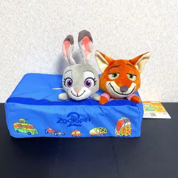 주토피아2 디오라마 티슈 케이스 주디와 닉 9